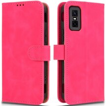Чехол Deexe Classic Wallet для Infinix GT 30 Pro - Rose: фото 1 из 7