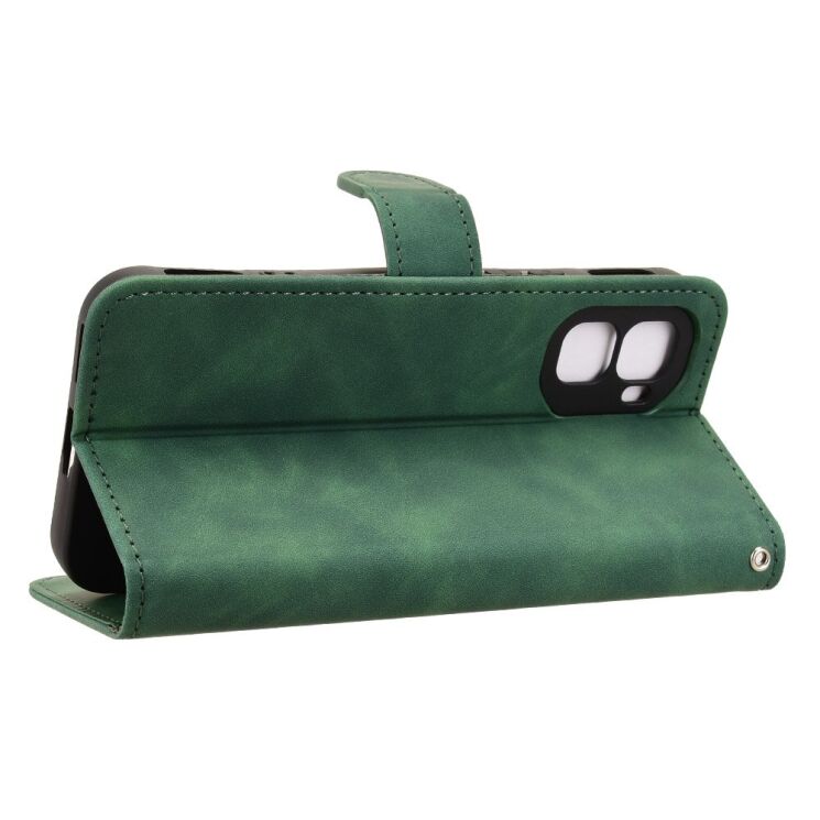 Чехол Deexe Classic Wallet для Infinix GT 50 Pro - Green: фото 3 из 7
