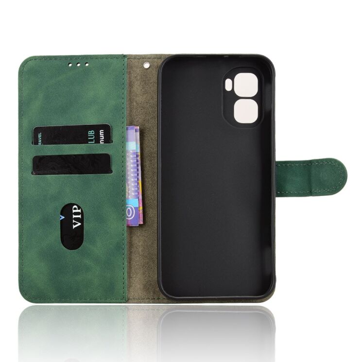 Чехол Deexe Classic Wallet для Infinix GT 50 Pro - Green: фото 4 из 7