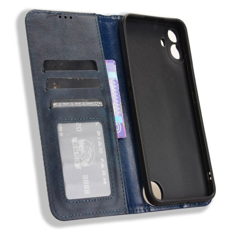 Чехол Deexe Retro Style для Nothing CMF Phone 1 - Blue: фото 4 из 7