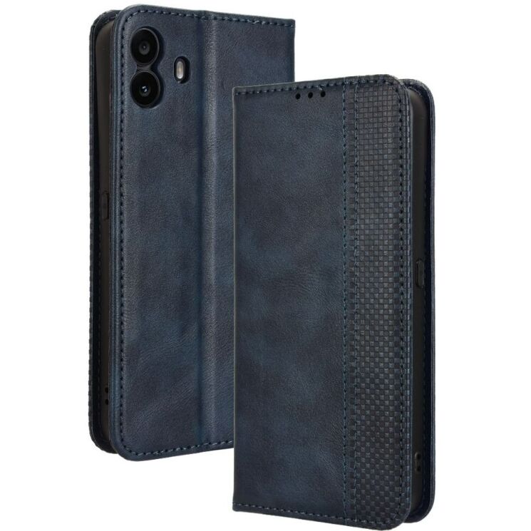 Чехол Deexe Retro Style для Nothing CMF Phone 1 - Blue: фото 1 из 7