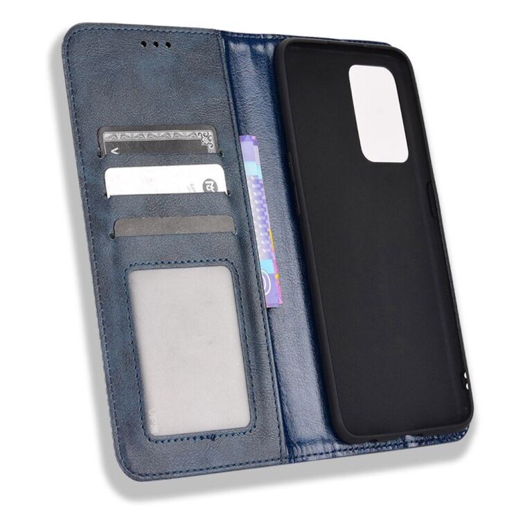 Чохол-книжка Deexe Retro Style для OPPO Find X5 Lite / Reno 7 5G - Blue: фото 4 з 8