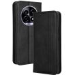 Чехол Deexe Retro Style для Realme 13 Plus - Black (366614B)