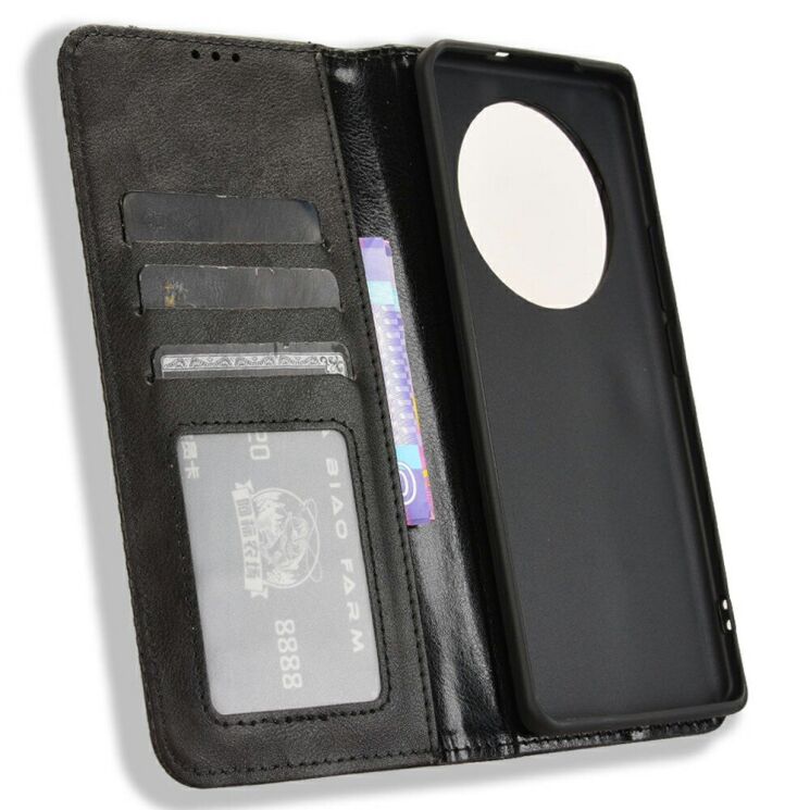 Чехол Deexe Retro Style для Realme 13 Plus - Black: фото 4 из 7