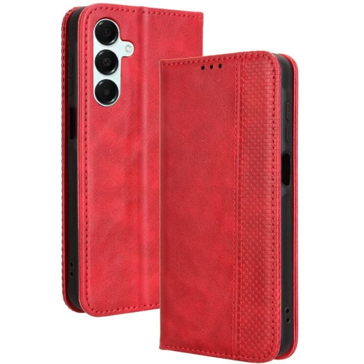 Чехол Deexe Retro Style для Samsung Galaxy A16 (A165) - Red: фото 1 из 7