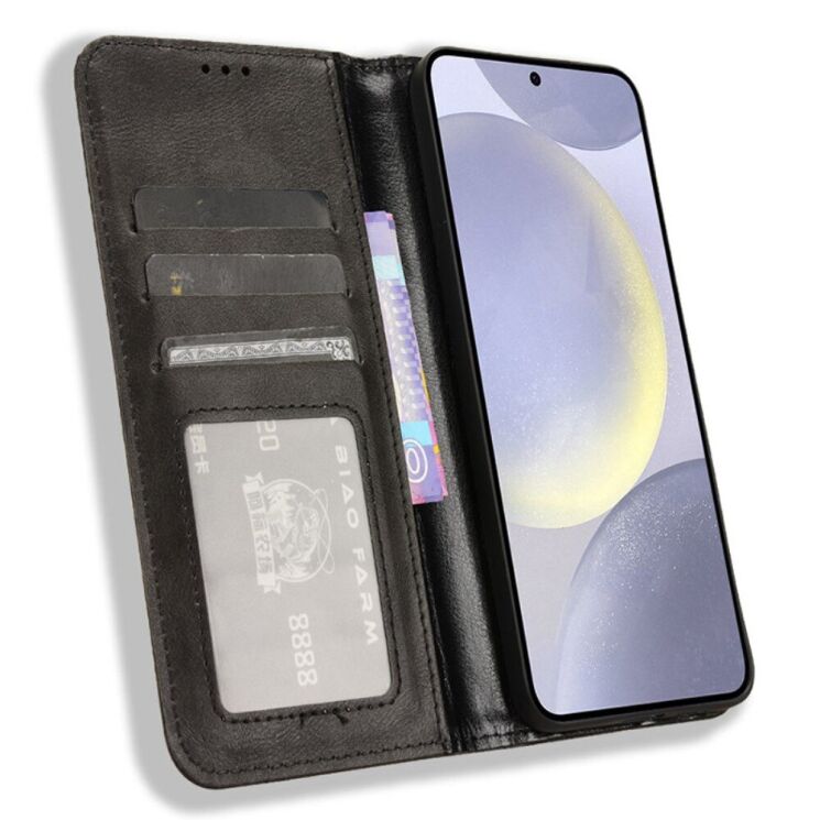 Чохол Deexe Retro Style для Samsung Galaxy S24 - Black: фото 2 з 7