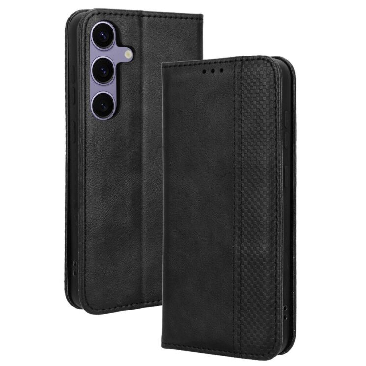 Чохол Deexe Retro Style для Samsung Galaxy S24 - Black: фото 1 з 7