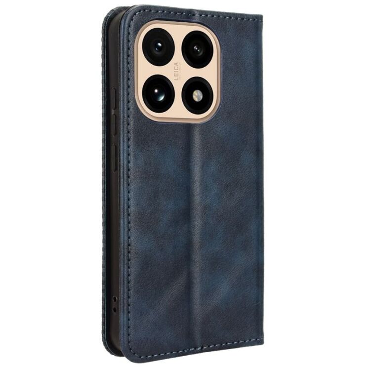 Чехол-книжка Deexe Retro Style для Xiaomi 15T - Blue: фото 8 из 18