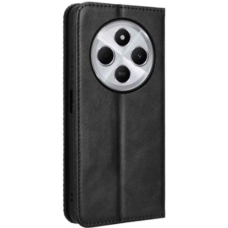 Чехол Deexe Retro Style для Xiaomi Redmi 14C / Redmi A4 5G / Poco C75 - Black: фото 3 из 7