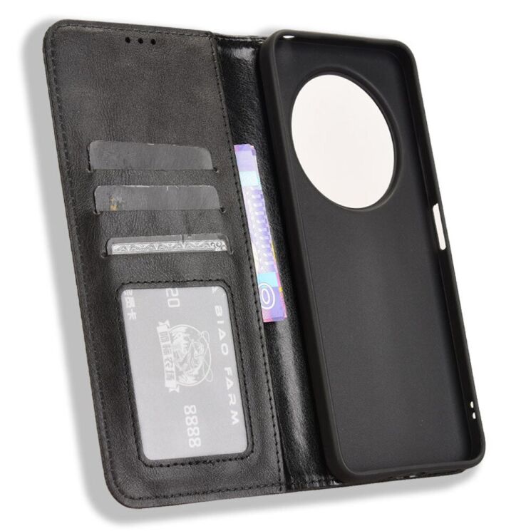 Чехол Deexe Retro Style для Xiaomi Redmi 14C / Redmi A4 5G / Poco C75 - Black: фото 6 из 7