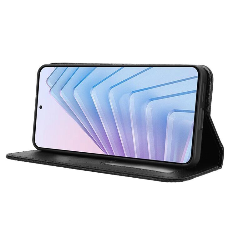 Чохол Deexe Retro Style для Xiaomi Redmi Note 14 4G - Black: фото 4 з 7