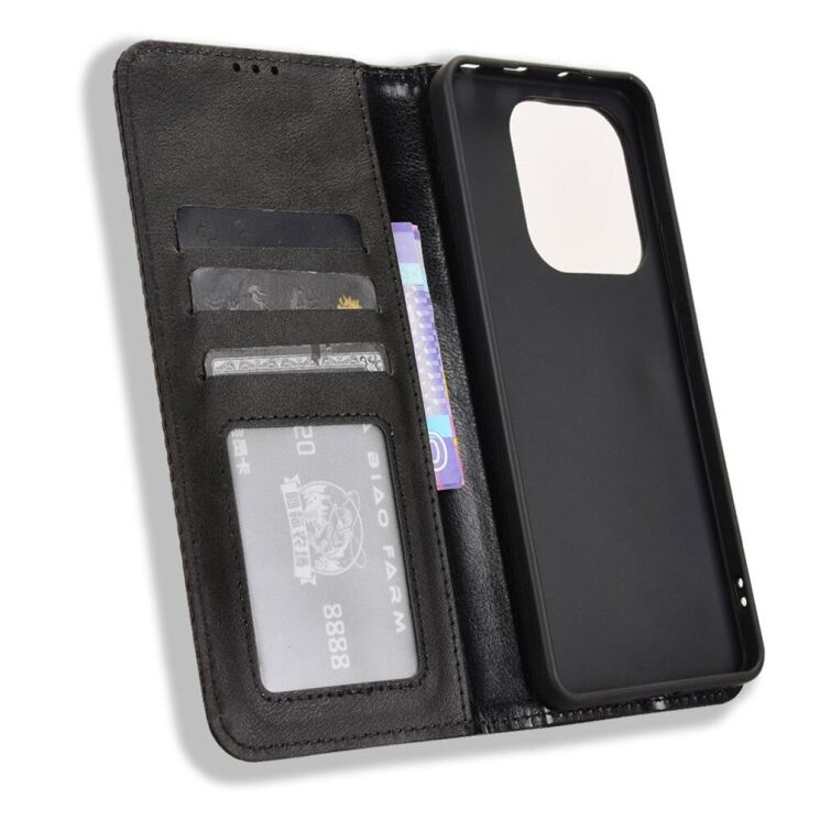 Чохол Deexe Retro Style для Xiaomi Redmi Note 14 4G - Black: фото 2 з 7