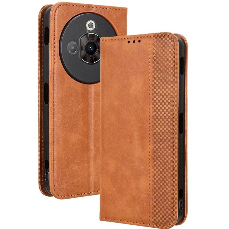 Чехол Deexe Retro Style для ZTE Nubia Focus Pro - Brown: фото 1 из 8