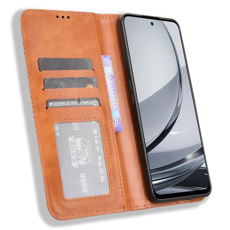 Чехол Deexe Retro Style для ZTE Nubia Focus Pro - Brown: фото 2 из 8