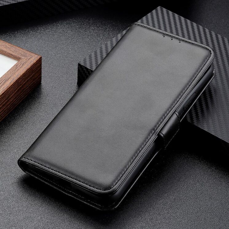 Чехол Deexe Retro Wallet для VIVO Y15s - Black: фото 6 из 8