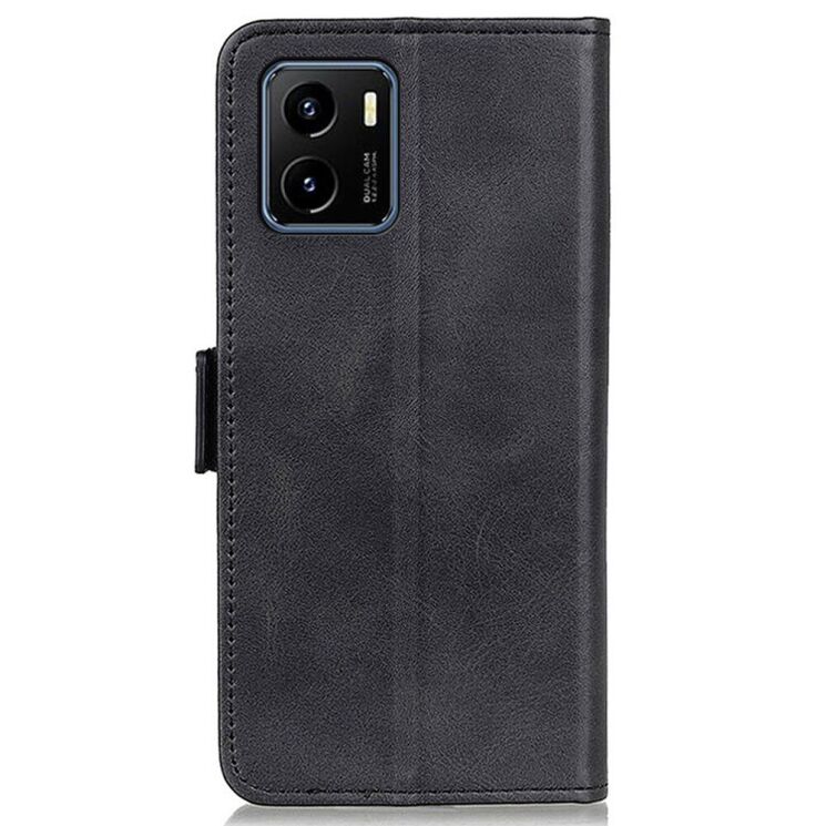 Чехол Deexe Retro Wallet для VIVO Y15s - Black: фото 3 из 8