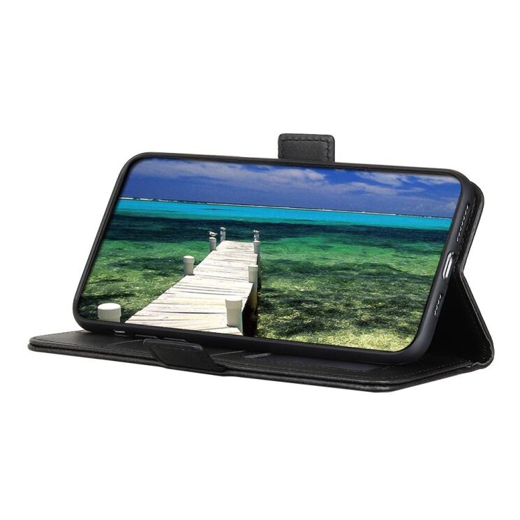 Чехол Deexe Retro Wallet для VIVO Y15s - Black: фото 5 из 8