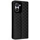 Чехол Deexe Rhombus Book для Blackview Color 8 - Black (378003B). Фото 6 из 6