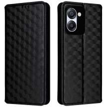 Чехол Deexe Rhombus Book для Blackview Color 8 - Black: фото 1 из 6