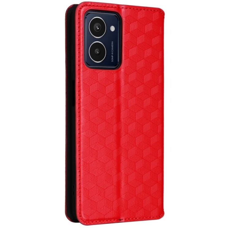 Чехол Deexe Rhombus Book для HMD Pulse / Pulse Pro / Pulse Plus - Red: фото 7 из 9