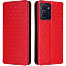 Чехол Deexe Rhombus Book для HMD Pulse / Pulse Pro / Pulse Plus - Red: фото 1 из 9