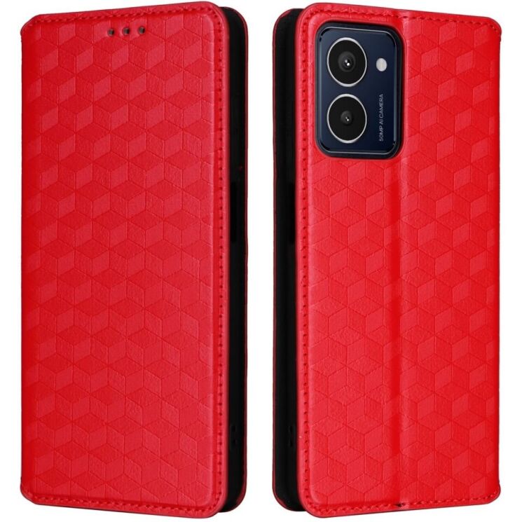 Чехол Deexe Rhombus Book для HMD Pulse / Pulse Pro / Pulse Plus - Red: фото 1 из 9
