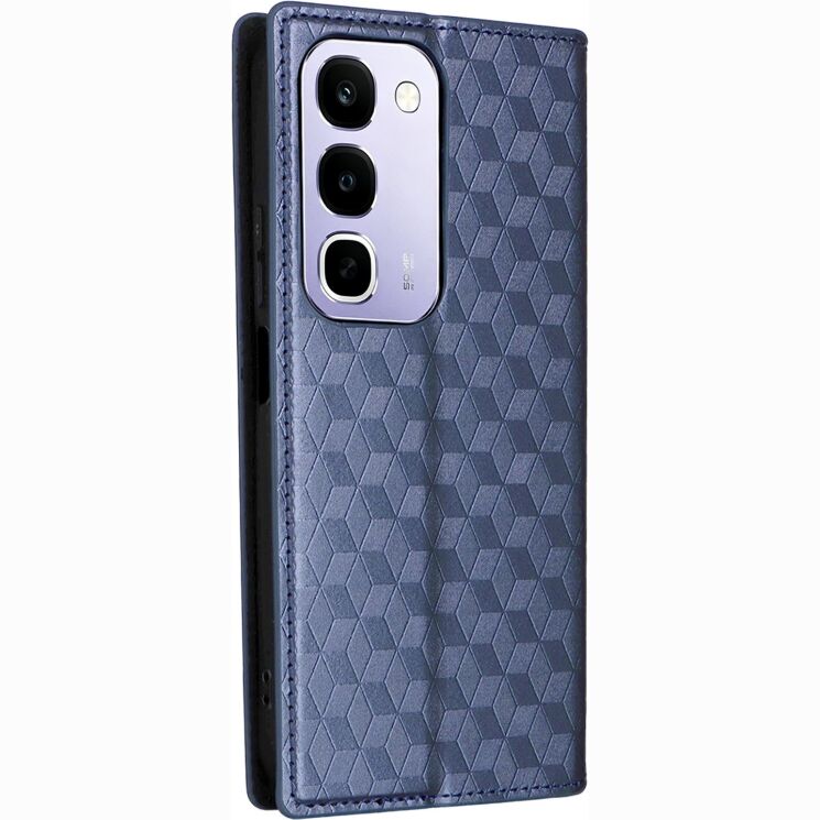 Чохол Deexe Rhombus Book для Realme C100i - Blue: фото 7 з 7