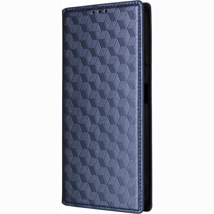 Чохол Deexe Rhombus Book для Realme C100i - Blue: фото 6 з 7