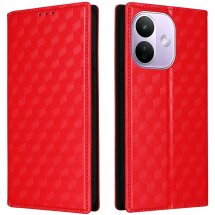 Чохол Deexe Rhombus Book для Xiaomi Redmi Note 17 Pro - Red: фото 1 з 7