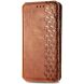 Чехол Deexe Rhombus Wallet для HMD Skyline - Brown (365816Z). Фото 4 из 9