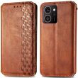 Чехол Deexe Rhombus Wallet для HMD Skyline - Brown (365816Z)