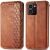 Чехол Deexe Rhombus Wallet для HMD Skyline - Brown: фото 1 из 9