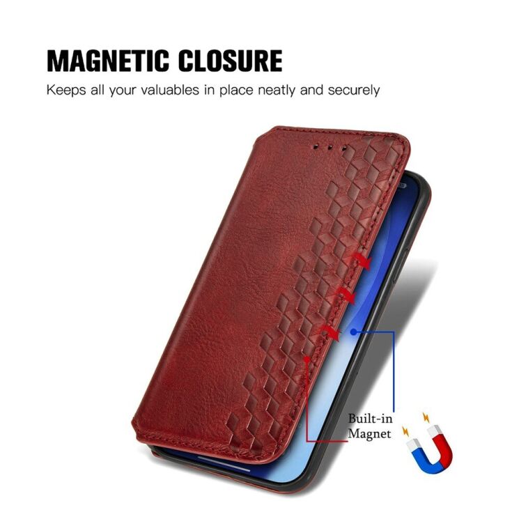 Чохол Deexe Rhombus Wallet для iPhone 18 Pro / 17 Pro - Green (423625G) Чохол Deexe Rhombus Wallet для iPhone 18 Pro / 17 Pro - Green: фото 6 з 6