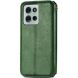 Чехол Deexe Rhombus Wallet для Motorola Moto G75 - Green (367822G). Фото 5 из 6