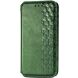 Чехол Deexe Rhombus Wallet для Motorola Moto G85 - Green (357027G). Фото 4 из 10