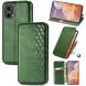 Чехол Deexe Rhombus Wallet для Motorola Moto G85 - Green (357027G). Фото 6 из 10