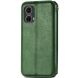 Чехол Deexe Rhombus Wallet для Motorola Moto G85 - Green (357027G). Фото 5 из 10