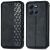 Чохол Deexe Rhombus Wallet для Motorola Moto G86 Power - Black: фото 1 з 6