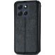Чохол Deexe Rhombus Wallet для Motorola Moto G86 Power - Black (385126B). Фото 5 з 6