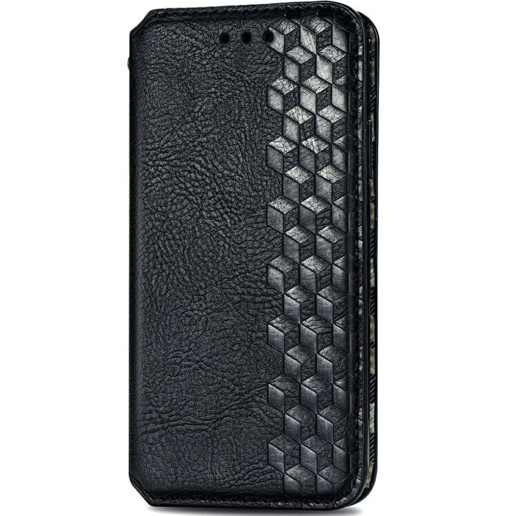 Чохол Deexe Rhombus Wallet для Motorola Moto G86 Power - Black: фото 4 з 6