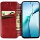 Чехол Deexe Rhombus Wallet для OPPO Reno 15 F/FS - Red (405841R). Фото 2 из 10