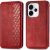 Чехол Deexe Rhombus Wallet для OPPO Reno 15 F/FS - Red: фото 1 из 10