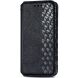Чехол Deexe Rhombus Wallet для Realme 12 Pro / 12 Pro+ - Black (348935B). Фото 4 из 6