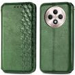 Чохол Deexe Rhombus Wallet для TECNO Spark 30C - Green (361715G)