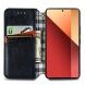 Чехол Deexe Rhombus Wallet для Xiaomi Redmi Note 13 Pro 4G / Poco M6 Pro - Black (345773B). Фото 2 из 11