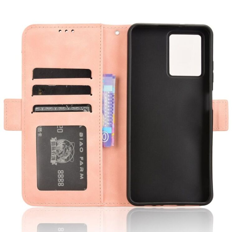 Чехол Deexe Wallet Stand для HMD Fusion - Pink: фото 2 из 7