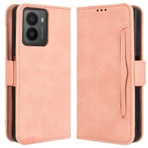 Чехол Deexe Wallet Stand для HMD Fusion - Pink: фото 1 из 7
