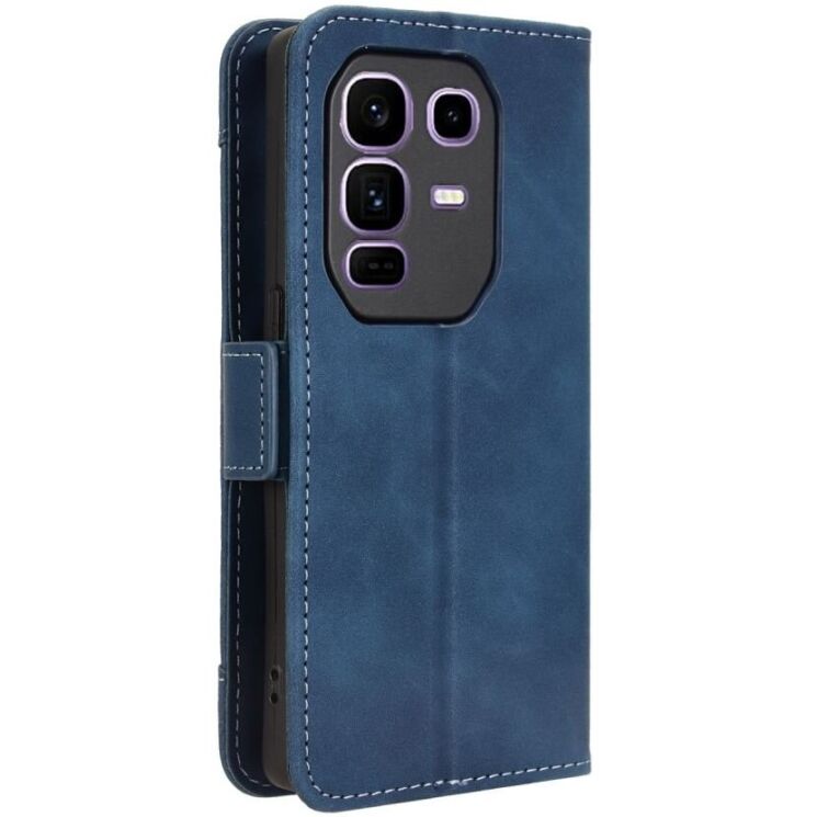 Чехол Deexe Wallet Stand для Infinix Note 50 Pro Plus - Blue: фото 9 из 15