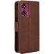 Чехол Deexe Wallet Stand для Motorola Edge 50 Fusion - Brown (354242Z). Фото 7 из 7