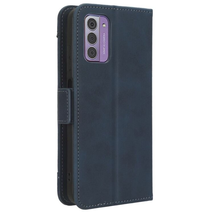 Чохол Deexe Wallet Stand для Nokia G42 - Blue: фото 7 з 7